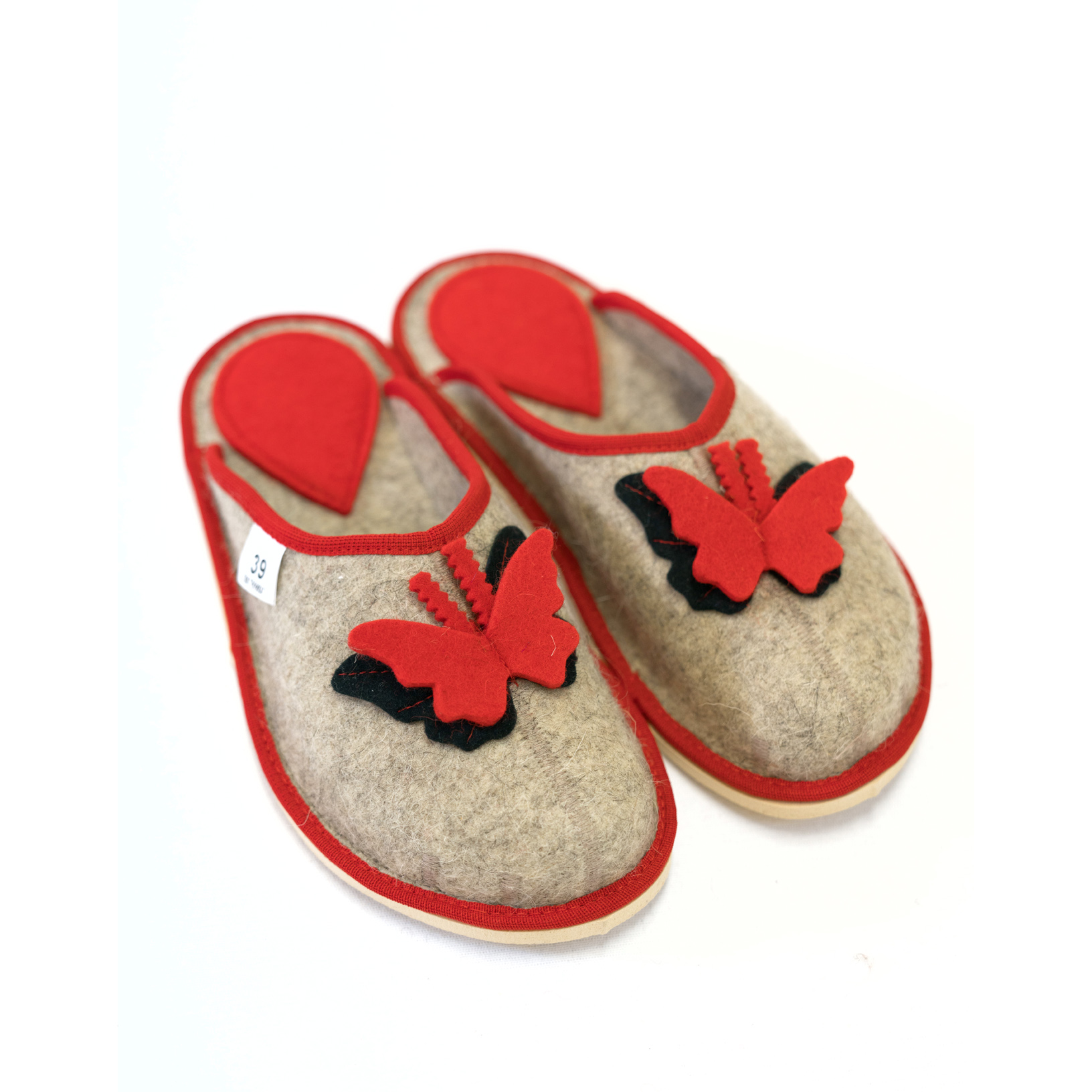 Тапочки без задника "Сказочные-бабочка"