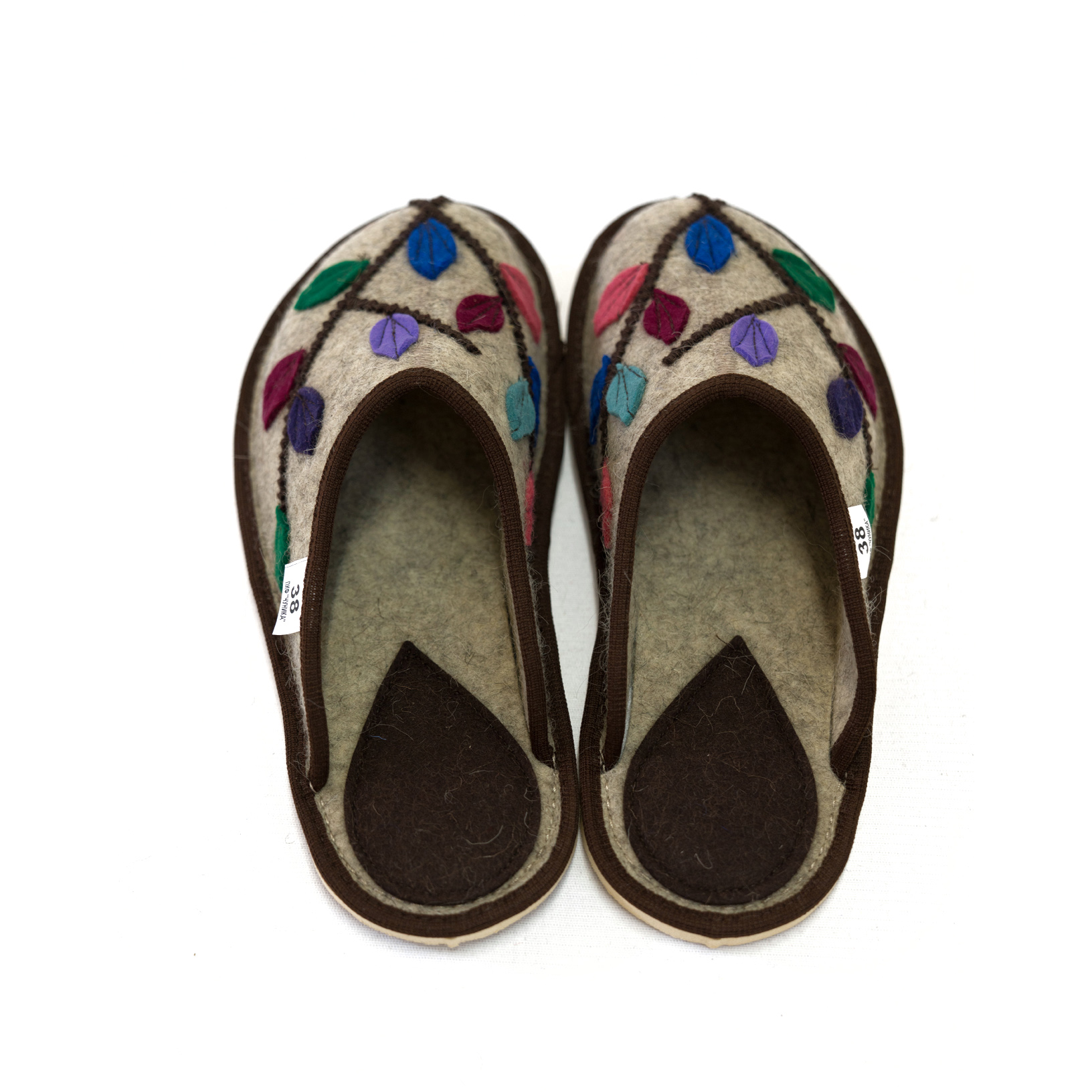 Тапочки без задника "Веточки" аппликация — изображение 2