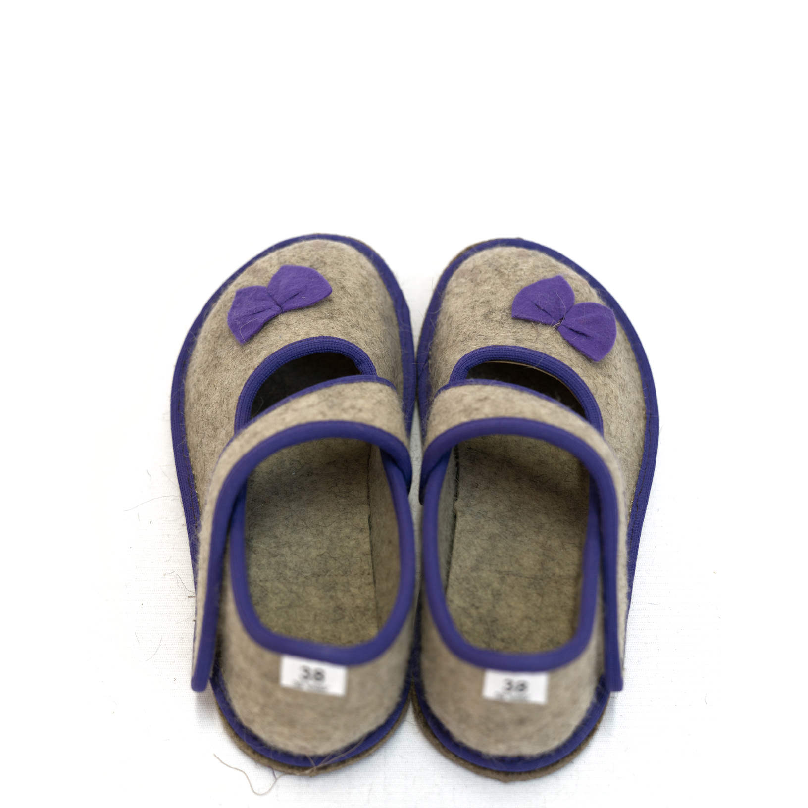 Сандалии войлочные "Бант" — изображение 2