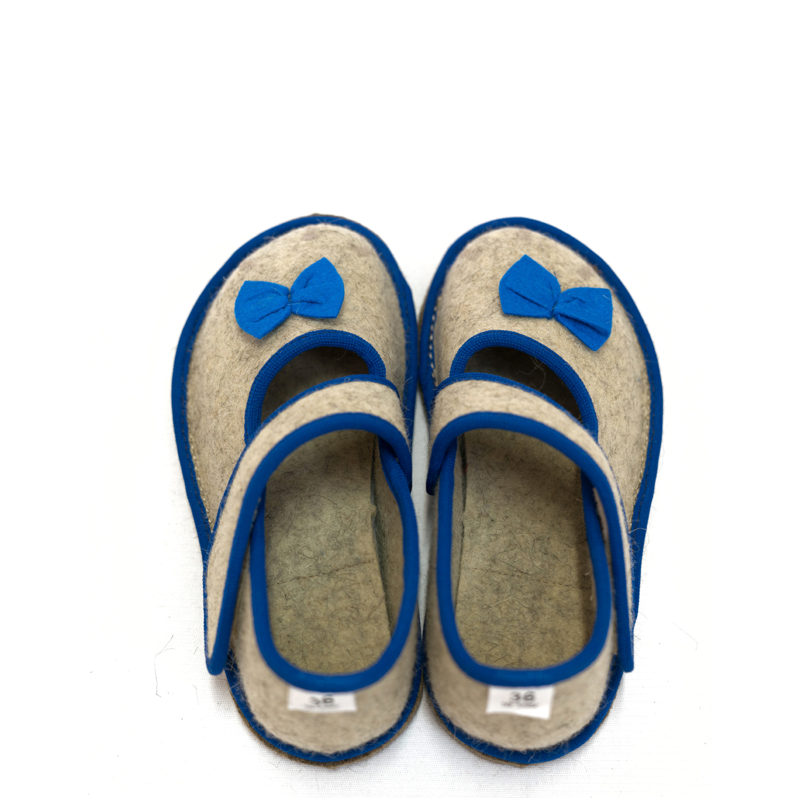 Сандалии войлочные "Бант" — изображение 4