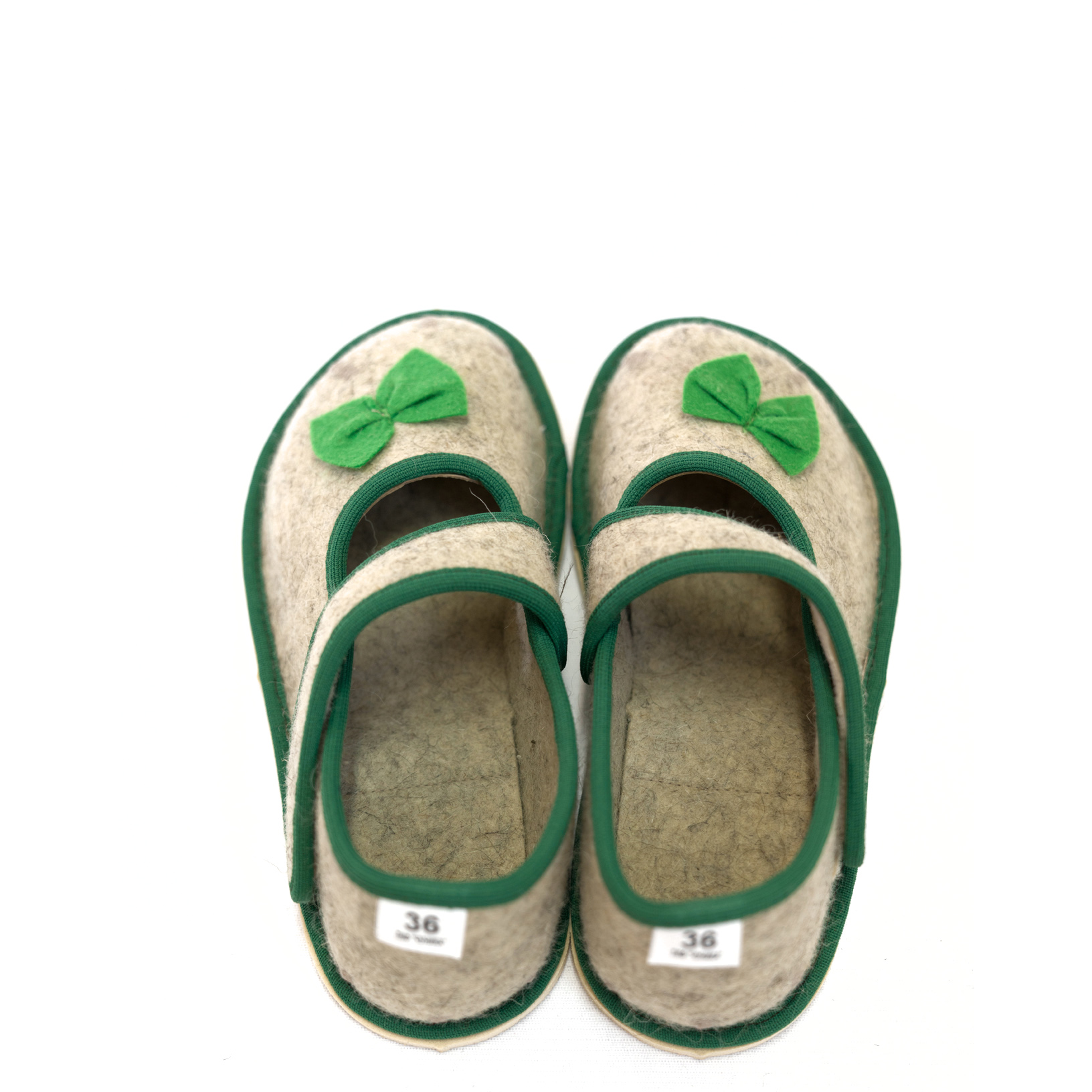 Сандалии войлочные "Бант" — изображение 3