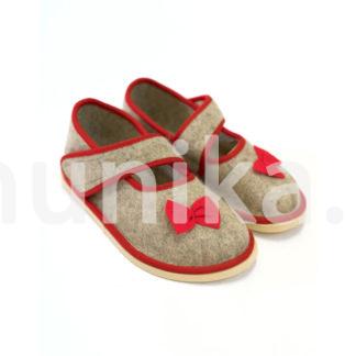 Сандалии войлочные "Бант"