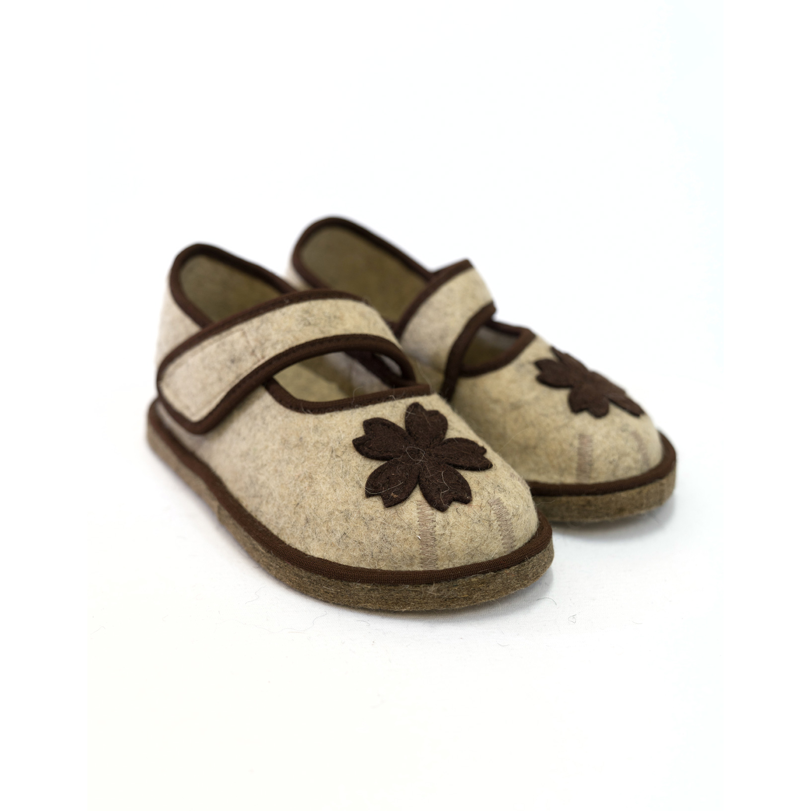 Сандалии войлочные "Цветок" — изображение 8