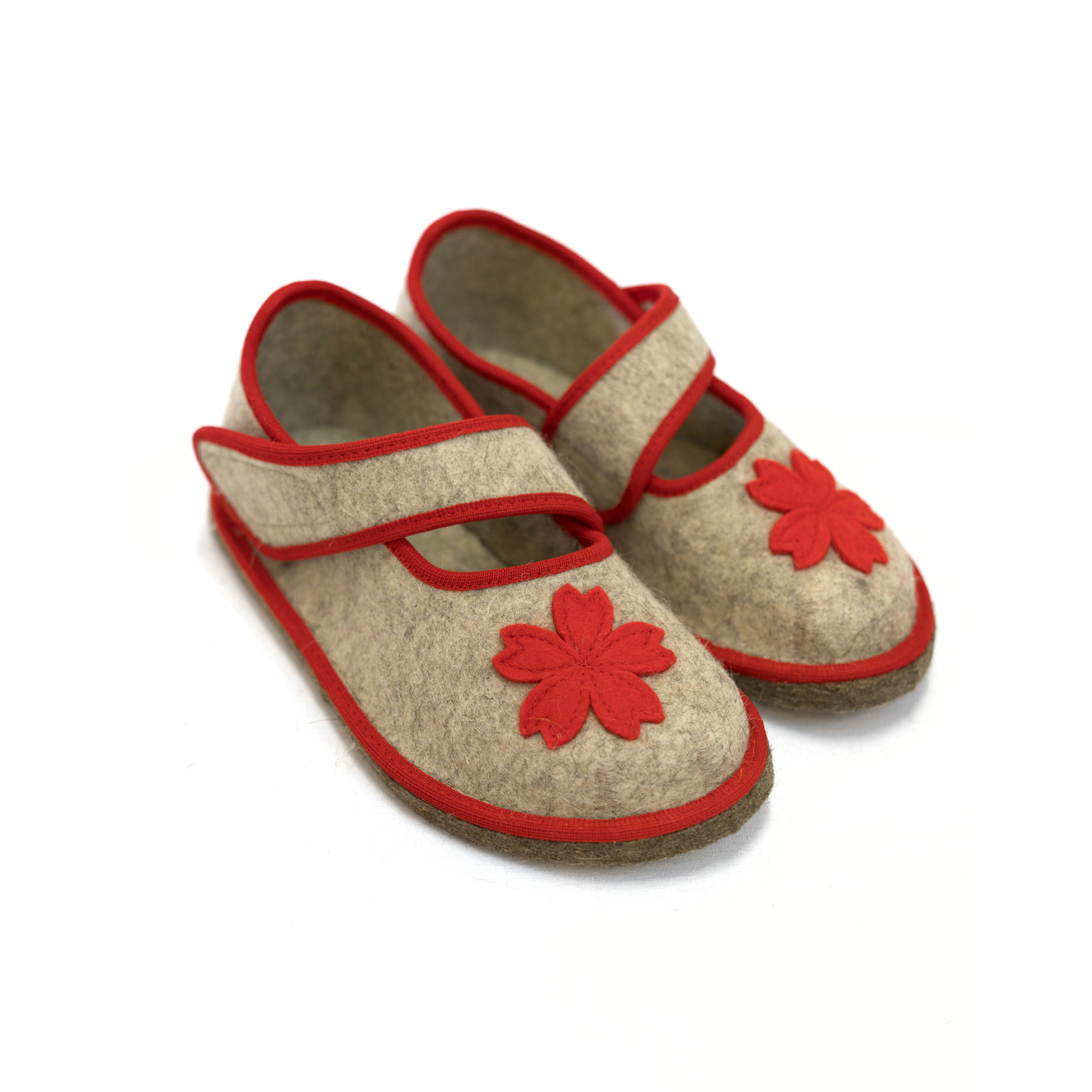 Сандалии войлочные "Цветок" — изображение 5