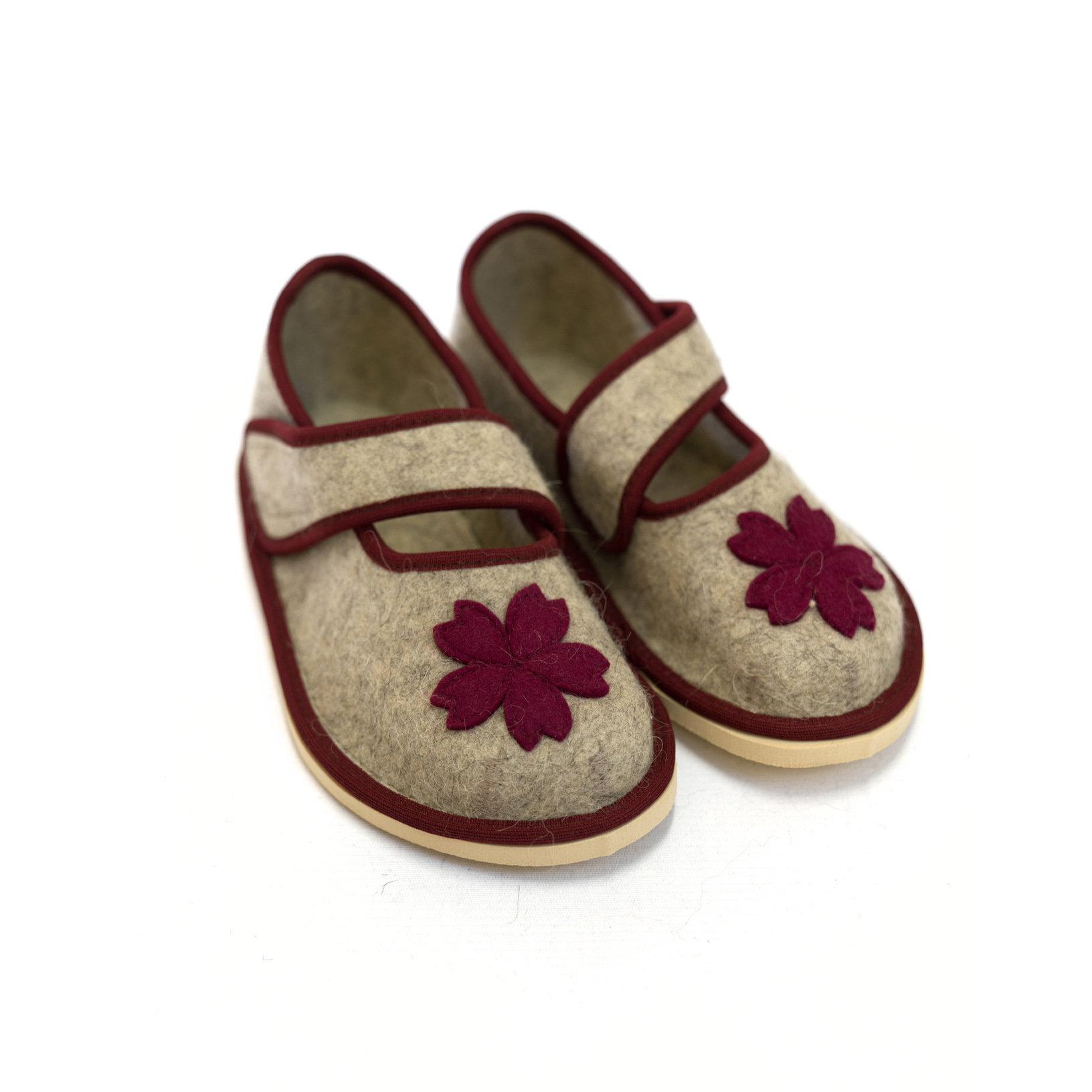 Сандалии войлочные "Цветок" — изображение 6