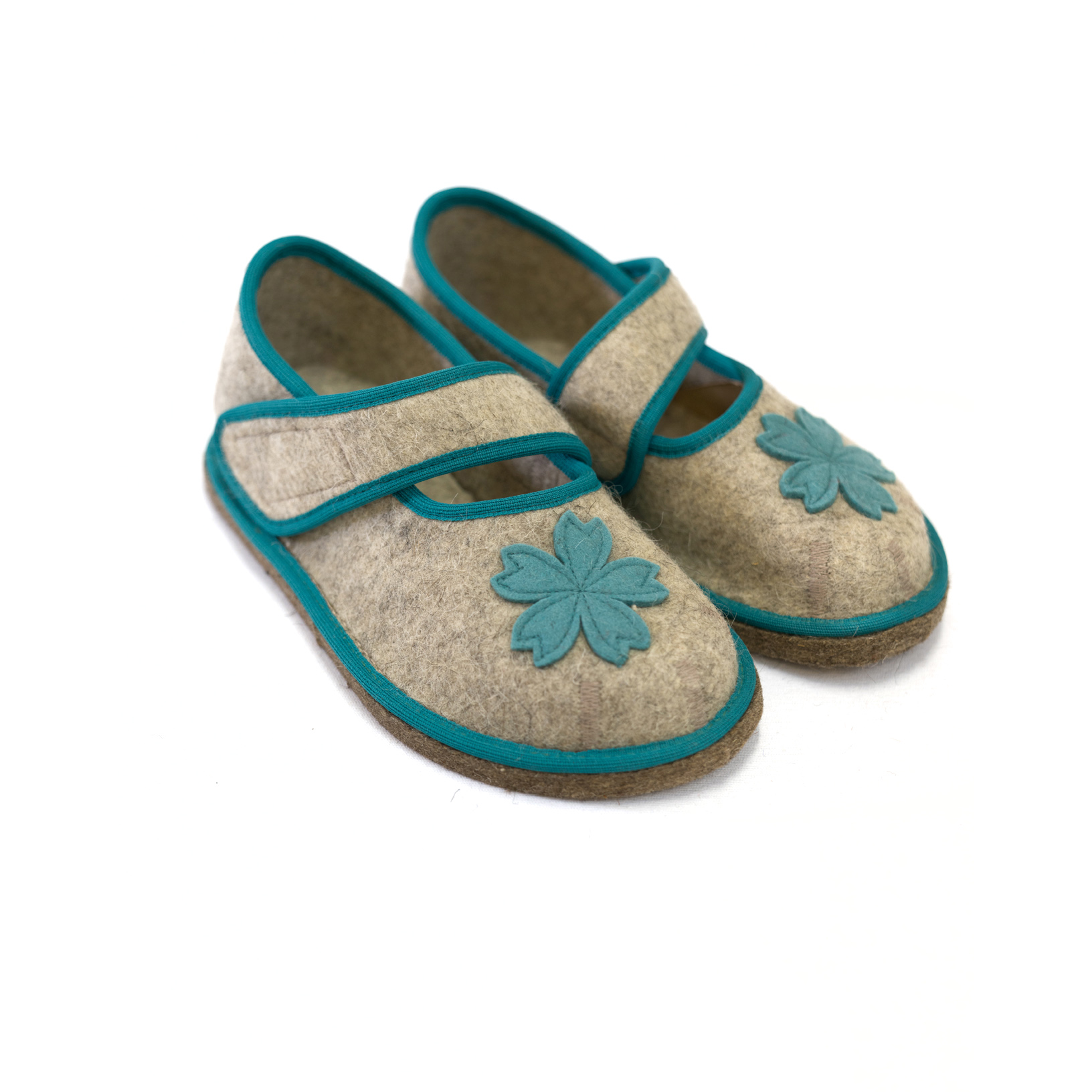 Сандалии войлочные "Цветок" — изображение 2