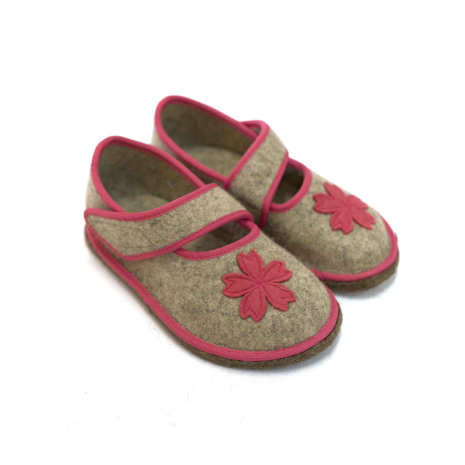 Сандалии войлочные "Цветок"