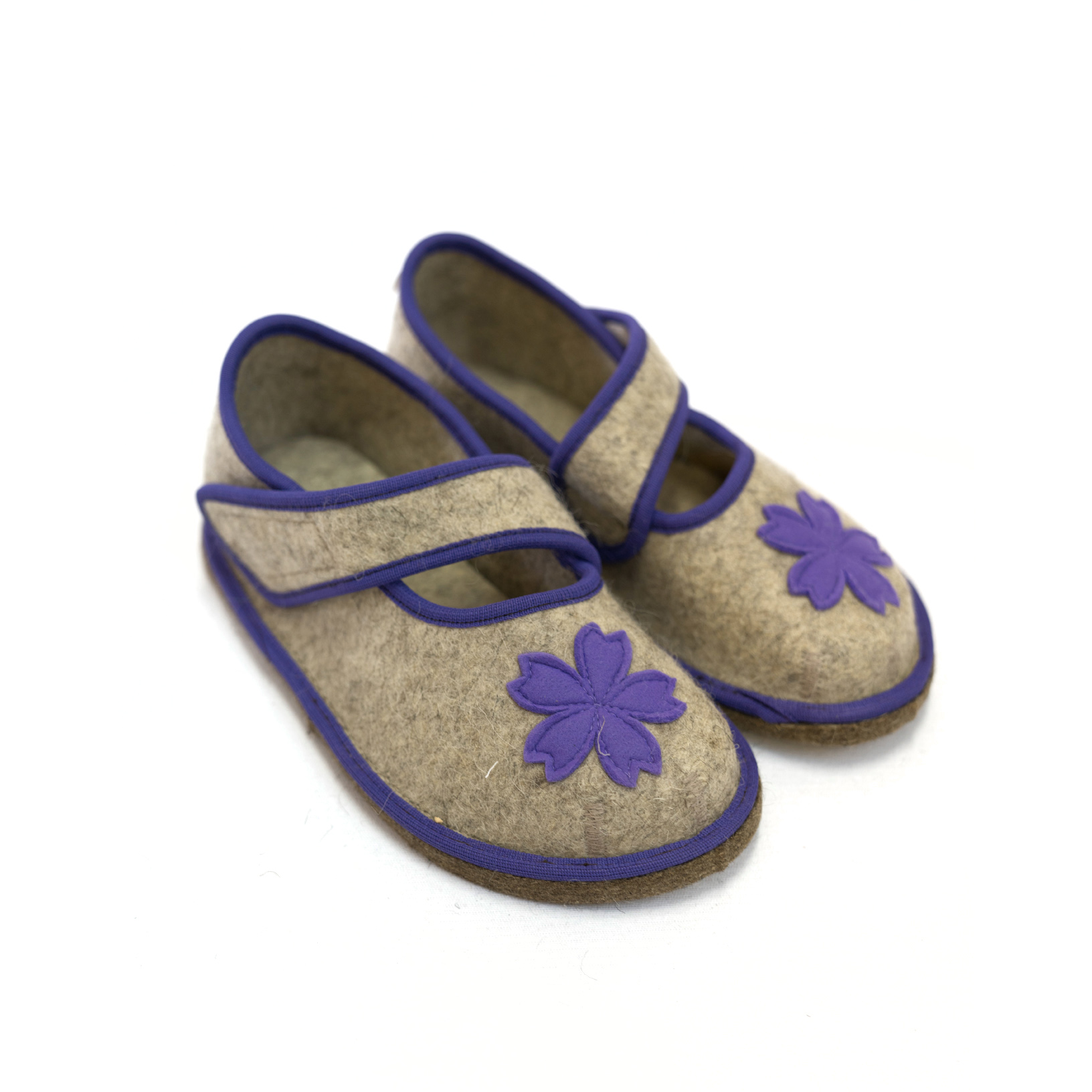 Сандалии войлочные "Цветок" — изображение 3