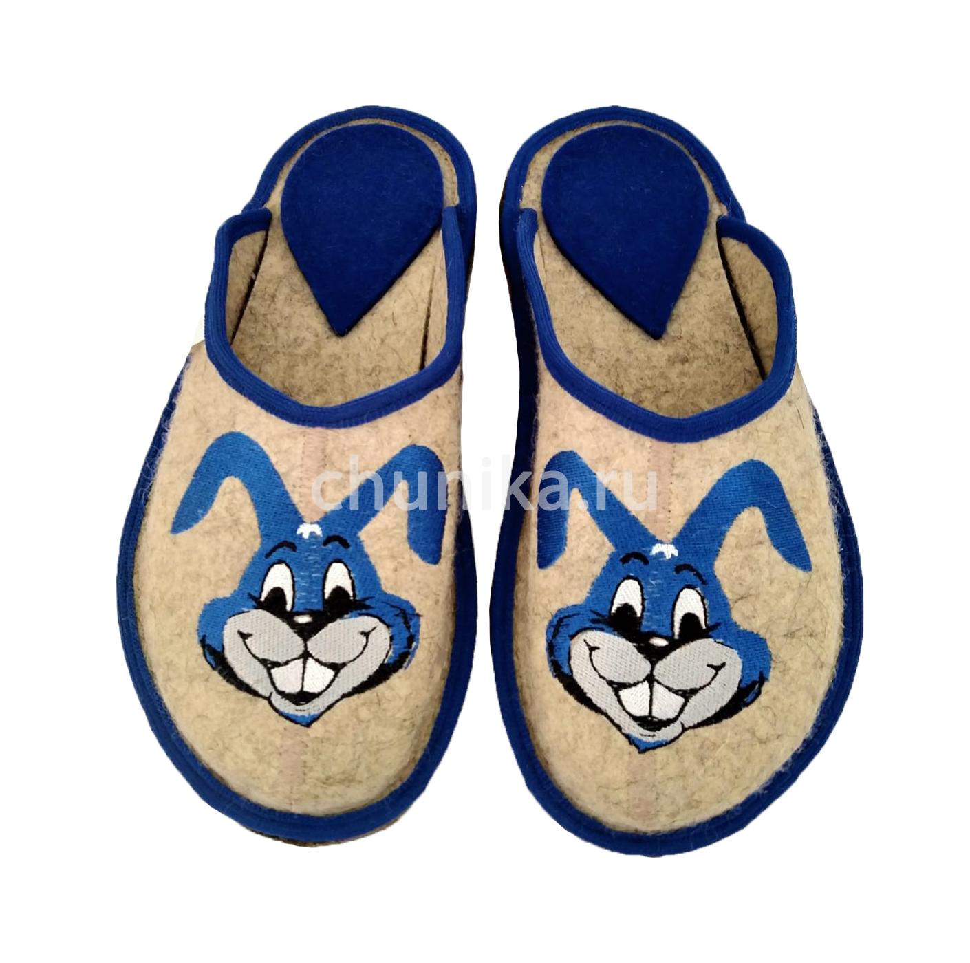 Тапочки без задника вышивка'звери и птицы' — изображение 9