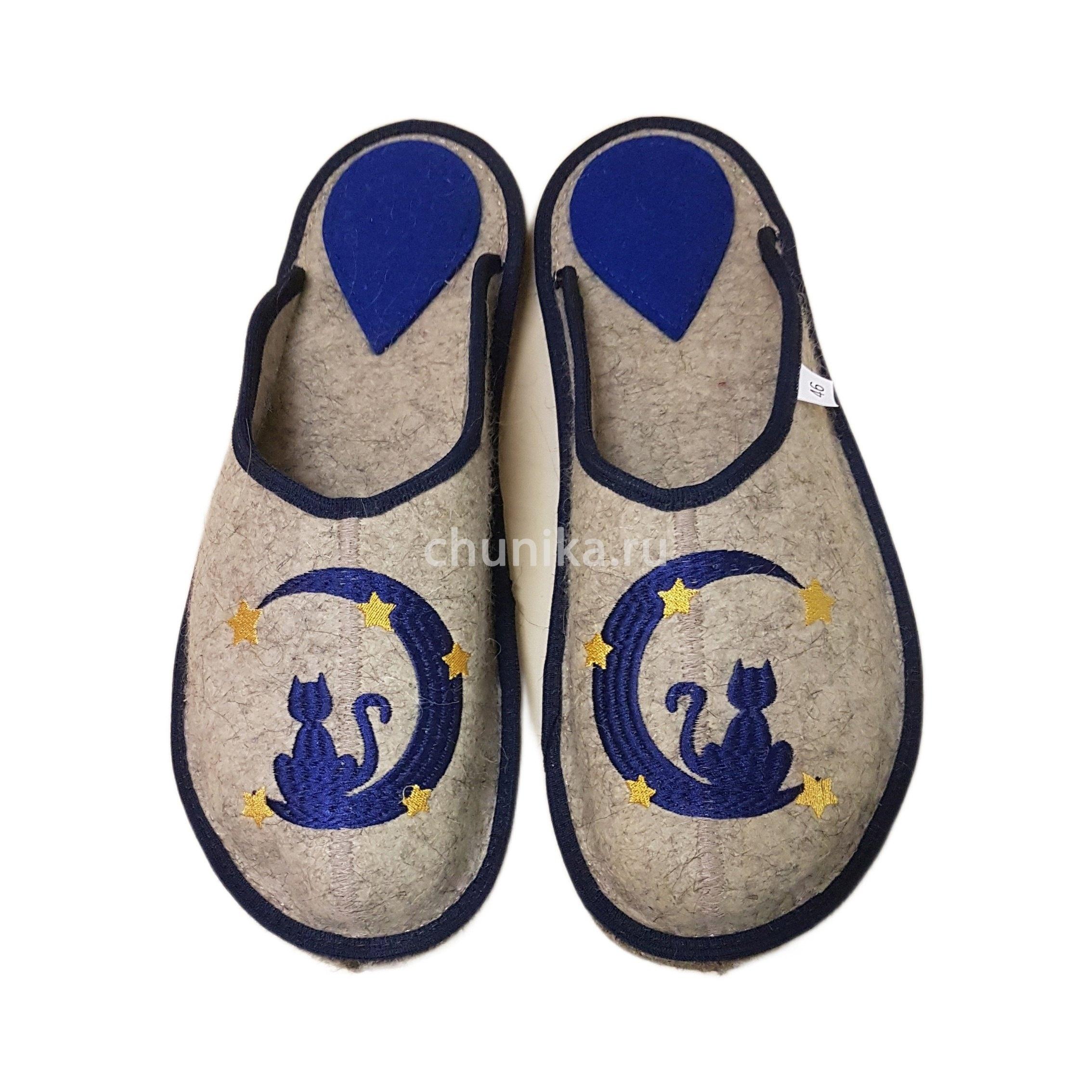 Тапочки без задника вышивка "кошечки " — изображение 19