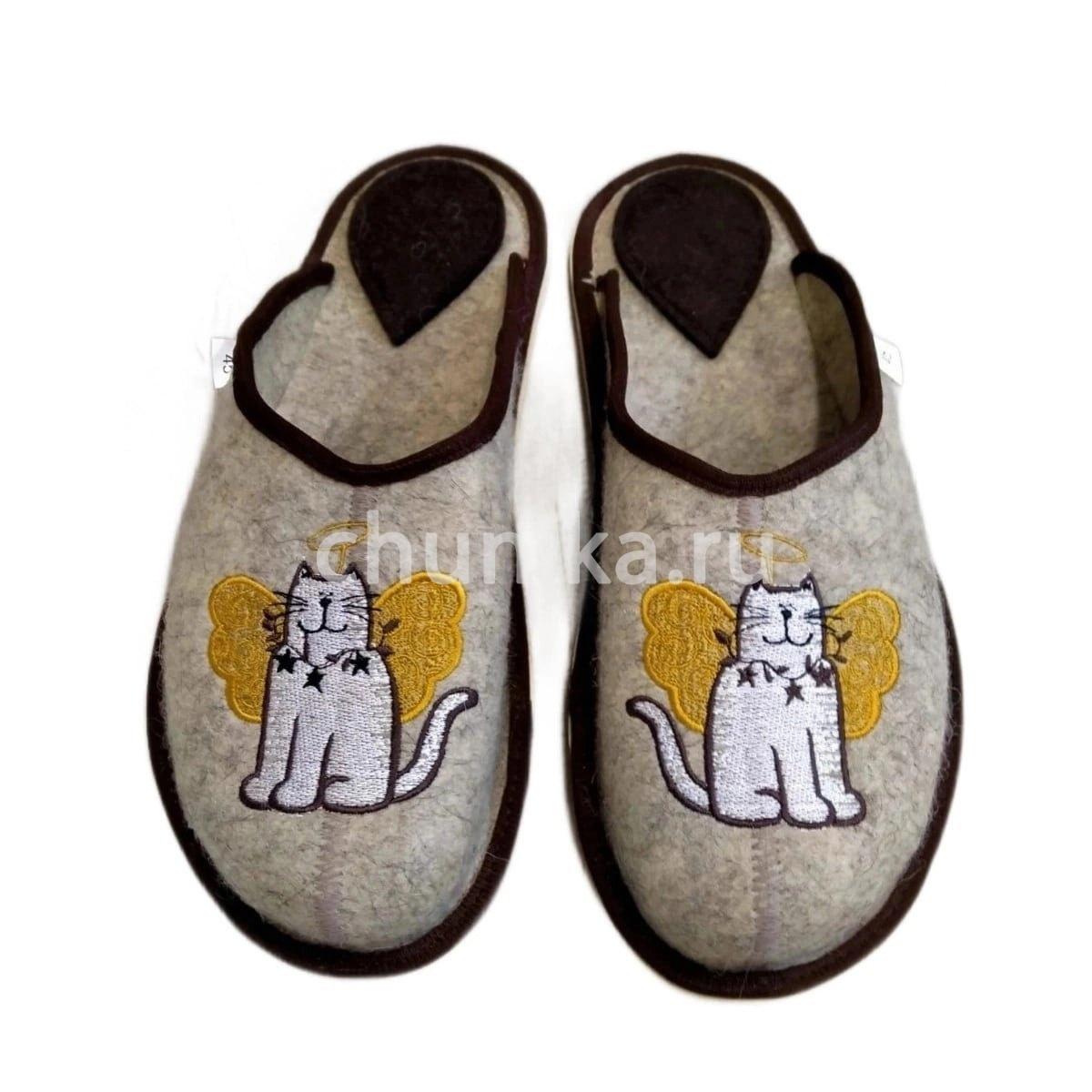 Тапочки без задника вышивка "кошечки " — изображение 15